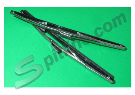 Spazzole tergicristallo inox mm 285 (attacco stretto) Fiat 500, 1100/103, 1100D, 850, 600D, 600 Multipla - Autobianchi Giardiniera - Citroen Mehari, Ami 6, Dyane 4/6 - Renault R4