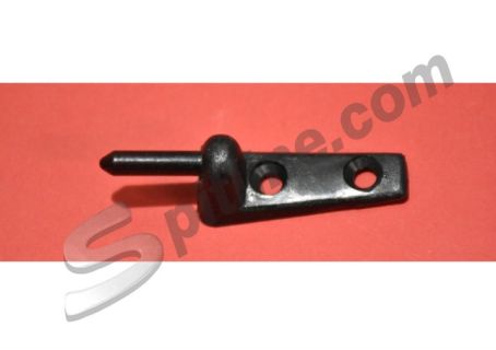 Supporto in plastica nera per aletta parasole Alfa Romeo Duetto Spider - Fiat 124 Spider