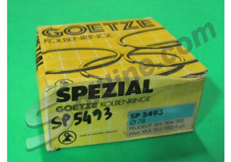 Serie fasce elastiche pistoni diam.78 Peugeot 204, 304, 305