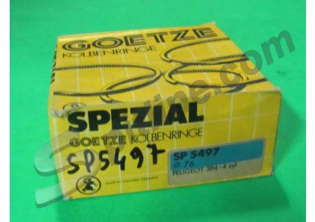 Serie fasce elastiche per pistoni diam. mm 76 Peugeot 304