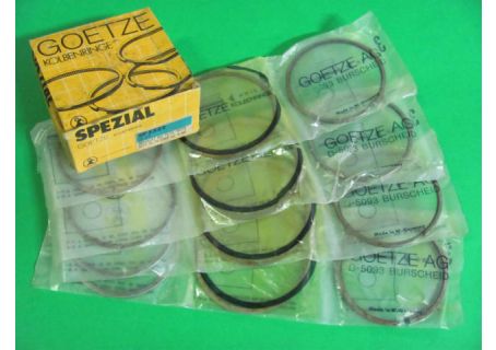 Serie fasce elastiche Goetze SP 5522 diam. 77 per pistoni Renault R16 TS/TL - R15TS - R177 TL/TS (1565 cc.)