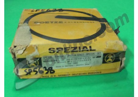 Serie fasce elastiche per pistoni diam. mm 87 Mercedes 190, 200D OM 621 4 cilindri ('66-)