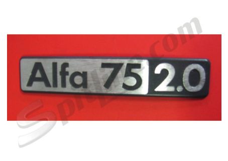 Scritta posteriore Alfa 75 2.0 1^serie