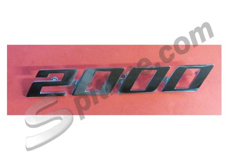 Scritta "2000" posteriore Alfa Romeo Duetto Spider coda tronca, 2000 Berlina