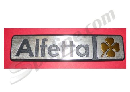 Scritta posteriore Alfa Romeo Alfetta Quadrifoglio oro