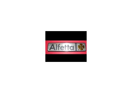 Scritta posteriore Alfa Romeo Alfetta Quadrifoglio oro