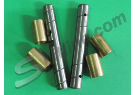 Coppia perni fusi con 4 boccole Fiat 500C Topolino ultimi modelli (diam.esterno boccole mm 17)