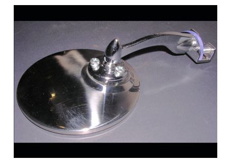 Specchio retrovisore esterno cromato sx o dx con morsetto universale Fiat 500-600-etc
