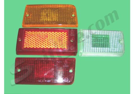 Serie plastiche fanale posteriore sinistro Fiat 131 Mirafiori