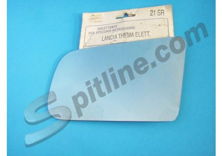 Specchio di ricambio azzurrato per specchietto retrovisore sinistro elettrico Lancia Thema