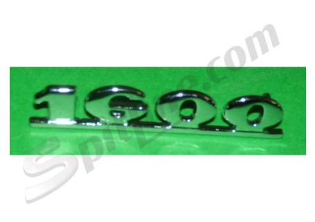 Scritta posteriore 1600 per Fiat 124 Sport Spider