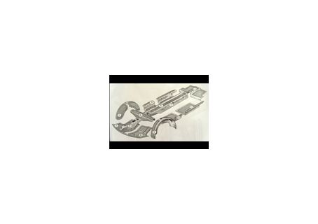 Serie tappeti in gomma sulla lamiera Fiat 600 Multipla ('56-'69)