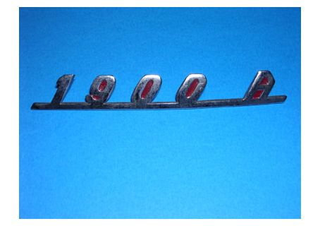 Scritta cm. 10 per cruscotto Fiat 1900 A