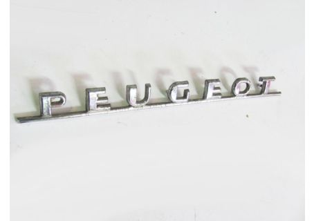 Scritta PEUGEOT in metallo - Da ricromare