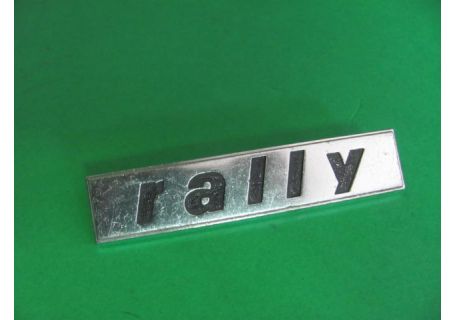 Scritta usata rally (cm.11) in metallo