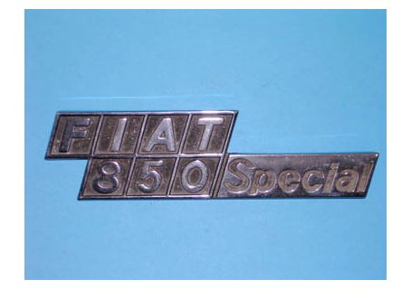 Scritta FIAT 850 Special