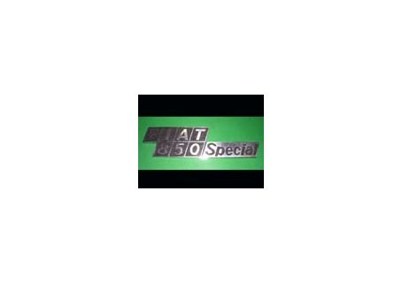 Scritta FIAT 850 Special