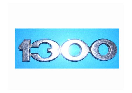 Scritta "1300"