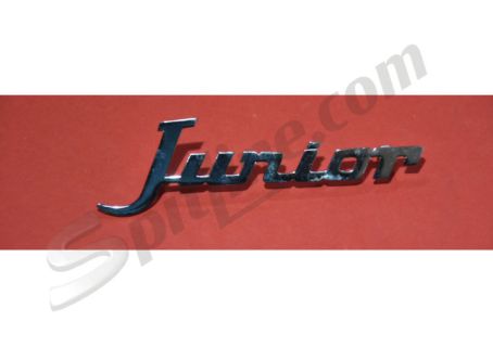 Scritta "Junior" cromata mm 110 per Alfa Romeo Junior Zagato