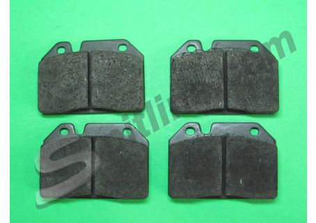 Pastiglie freno anteriori impianto Bendix per Peugeot 204 1100/1100 Pickup ('70-'77), 204 1200D ('70-'75), 204 1400 Diesel ('70-'77), 204 1400 Pickup Diesel ('70-'75), 204 Cabrio/Coupé 1100 ('70-'75), 304 1100 GL/LE ('76-'77), 304 1300 FWD ('75-'77), 304 