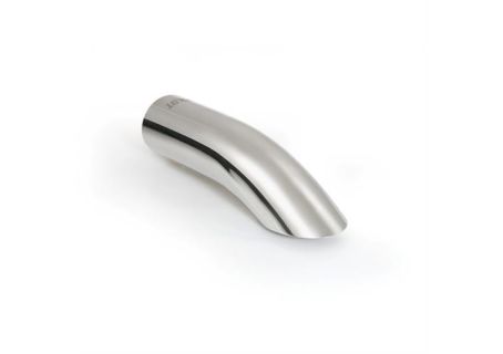 Terminale di scarico sportivo in acciaio inox (rivolto verso il basso) adatto per terminali marmitta diametro da 30 a 40 mm