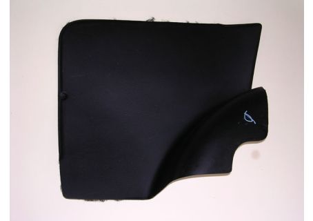 Pannello posteriore destro sagomato liscio nero Fiat 500F/R