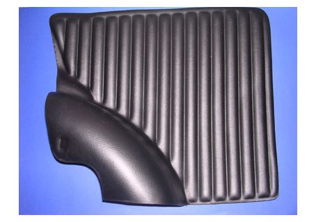 Pannello posteriore sinistro sagomato cannellato nero Fiat 500L