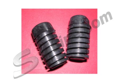 Coppia tasselli sottocofano anteriore Alfa Romeo GT Junior 1300/1600, GT V. 1750/2000 Bertone, GTA, ('65-'76)