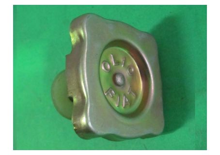 Tappo introduzione olio motore Fiat 500N (scritta olio Fiat)