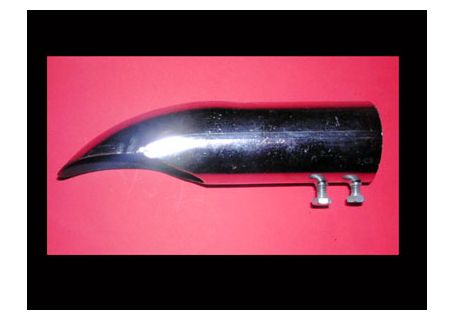 Terminale di scarico universale cromato diam. 40