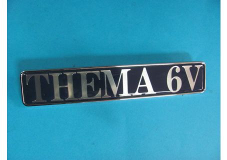 Scritta posteriore THEMA 6V per Lancia Thema