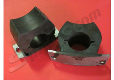 Coppia tamponi fine corsa ponte sospensione posteriore Alfa Romeo 2000 (102), 2600 (106), Giulietta Bn./TI/Sprint/SS/Spider 1300-Giulia Spider 1600
