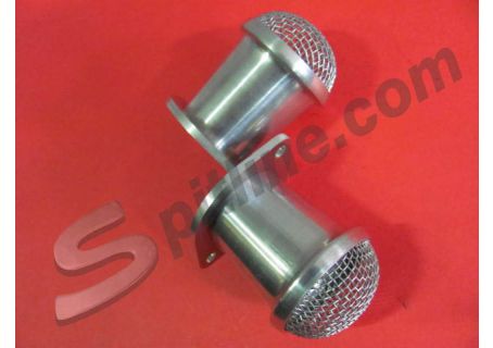 Coppia trombette per carburatore diam. 40 per Alfa Romeo Giulia 1300/1600, GT Junior, Duetto Spider, 1750/2000 Berlina