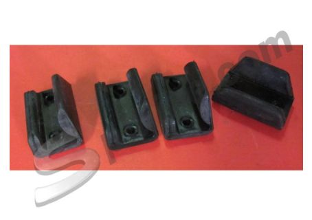 Serie 4 tasselli appoggio sedili Alfa Romeo Duetto Spider (osso di seppia e coda tronca)