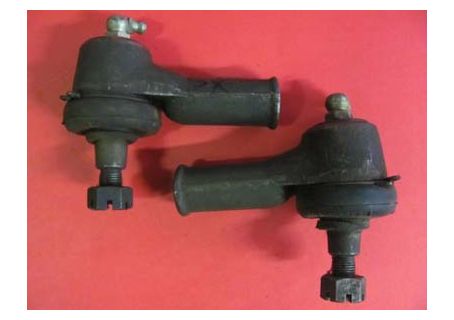 Coppia teste sterzo (fil. sinistra+destra) con ingrassatore Alfa Romeo Giulietta anni '60 (101)