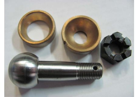 Perno sferico con boccole (testa sterzo) diam. 20 Fiat Topolino 500, Fiat 1100 ecc.