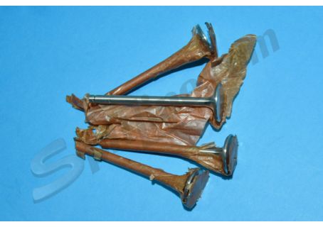 Serie valvole di scarico Lancia Fulvia 1^ serie 1963 (1100cc. 1 carburatore) diam. 30