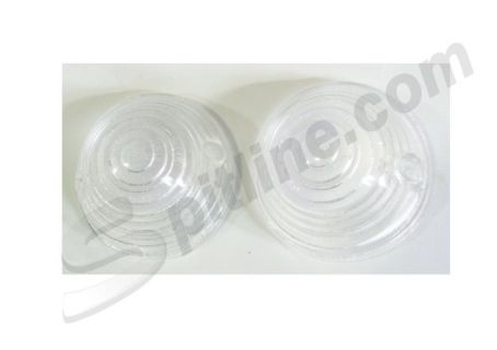Coppia plastiche fanali anteriori Fiat 500 F/L