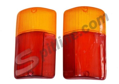 Coppia plastiche fanali posteriori Fiat 126 Bis