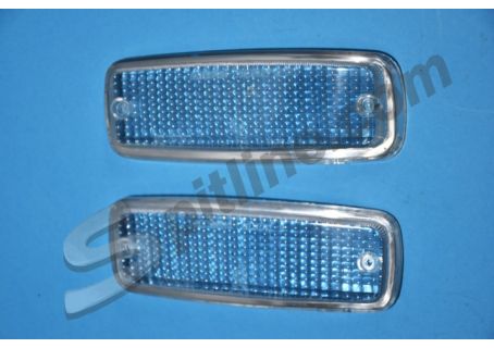Coppia plastiche Altissimo fanali anteriori Lancia Fulvia Berlina 2^ serie '70 →)