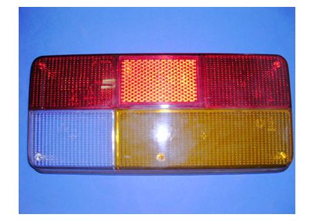 Plastica fanale posteriore destro Alfa Romeo Alfetta 2000 '80- (bordo nero)