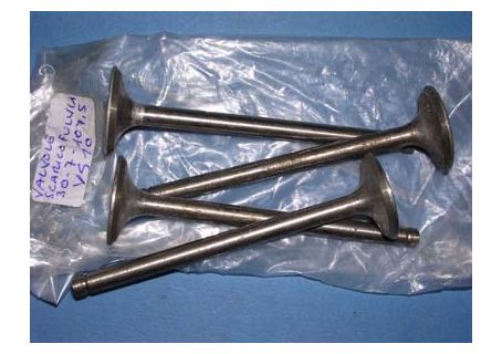 Serie valvole di scarico Lancia Fulvia 1^ serie '63  (1100cc. ad 1 carburatore) diam.30