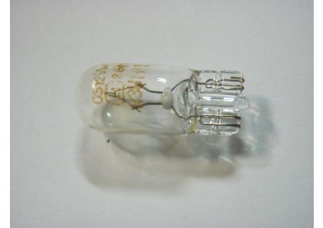 Lampadina tutto vetro 12V. 3W per illuminazione strumentazione cruscotto Fiat 500, Lancia Fulvia dal '70 etc.