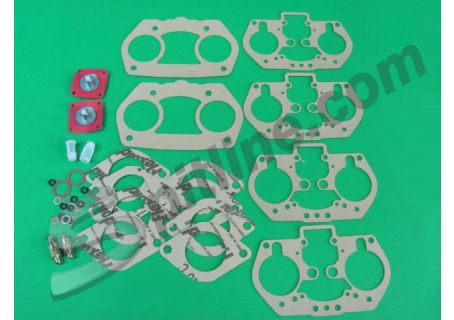 Serie guarnizioni per revisione coppia di carburatori Weber 40 IDF Fiat 124 Sport Coupè ecc.