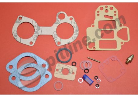 Guarnizioni per revisione carburatore Weber 45 DCOE Alfa Romeo Giulia ecc.  (valvola a spillo 1,75)