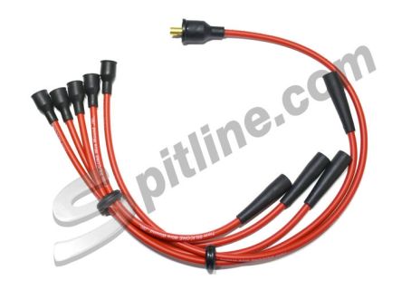Serie cavi candele schermati Fiat X1/9 1300 (cavo bobina 730 mm)