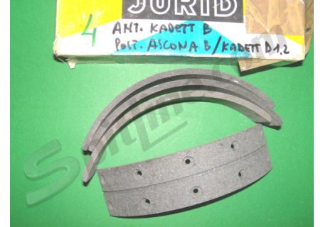 Serie guarnizioni per ganasce freno anteriori Opel Kadett B - Posteriori Kadett D 1,2 automatic, Ascona B