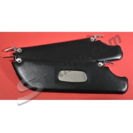 2 Clip Porta Aletta Parasole Grigie Per Mazda 3 BK, 5, 6, CX-7, CX-9, RX-8, MPV, Ricambio In Plastica Resistente - 4