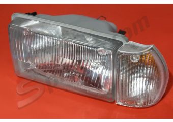 Faro sinistro Carello H4 con arresti spatola Alfa Romeo Giulietta 1800/2000 ('81→)
