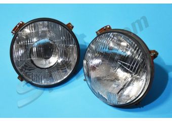 Coppia fari asimmetrici Elma diam. 170 Innocenti Mini Minor (7/'67→)